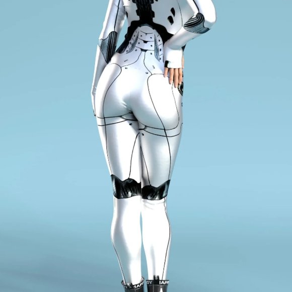 I-Android Cyber Costume Size S - Candy Catz - Picture 2 of 3